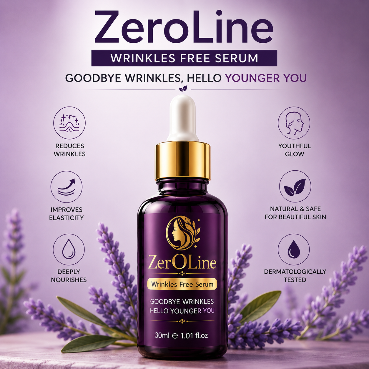 ZeroLine Wrinkles Free Serum – Anti-Aging & Skin Rejuvenation Formula